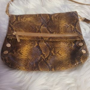 Hammitt python print learher crossbody bag